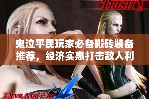 鬼泣平民玩家必备搬砖装备推荐,经济实惠打击敌人利器