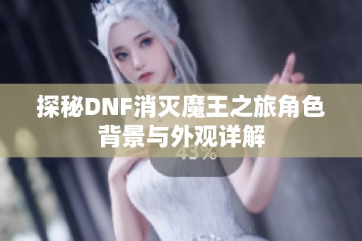 探秘dnf消灭魔王之旅角色背景与外观详解